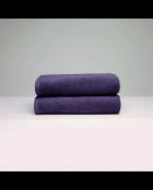 Asciugamano in cotone pettinato viola LT Oasis - 2x (50x100 cm)