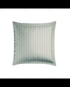 Set de 2 taies d'oreiller satin de coton rayure tissé dobby Jacquard taupe 01