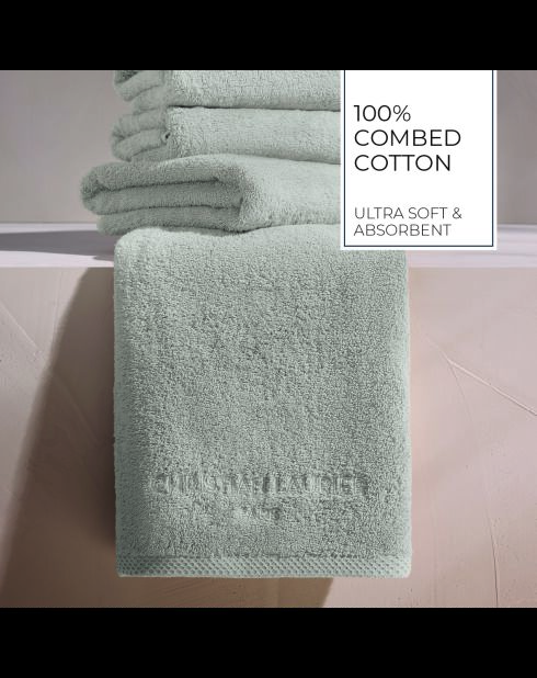 Drap de bain coton peigné LT Oasis sable - 2x(70x140 cm)
