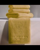 Asciugamano in cotone pettinato LT Oasis + telo da bagno giallo senape - 2x (50x100 cm) + 2x (70x140 cm)