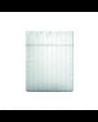 Drap plat satin de coton dobby stripe Jacquard blanc 01