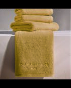 Asciugamano da bagno LT Oasis in cotone pettinato giallo senape - 100x150 cm
