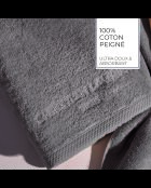 Serviette + drap de bain coton peigné LT Oasis bruns - 2x(50x100 cm) + 2x(70x140 cm)