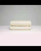 Serviette coton peigné LT Oasis ivoire - 2x(50x100 cm)