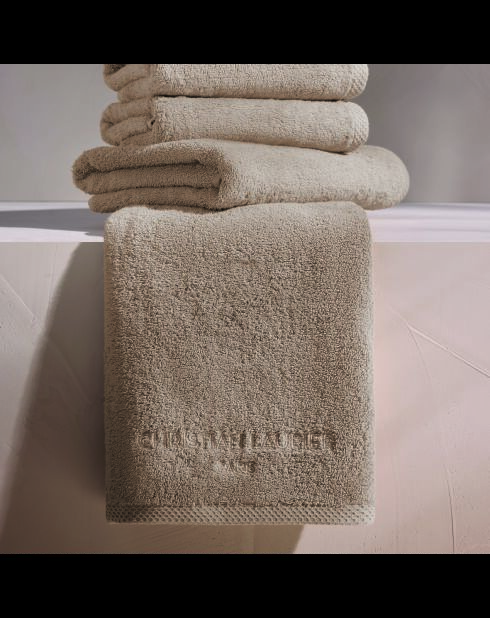 Serviette d'invité coton peigné LT Oasis taupe - 4x(30x30 cm)