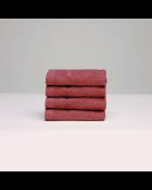 Asciugamano per ospiti in cotone pettinato terracotta LT Oasis - 4x (30x30 cm)