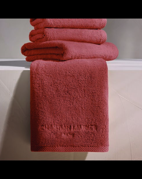 Asciugamano per ospiti in cotone pettinato terracotta LT Oasis - 4x (30x30 cm)