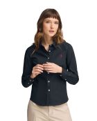 Marineblauw hemd L-S Wandrille