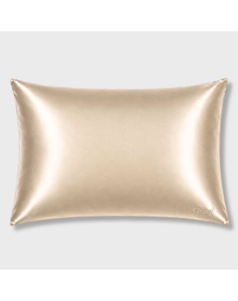 Taie d'oreiller en soie rectangle sand - 50x70 cm
