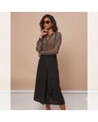 Elene blouse met granieten komijn