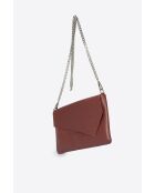 7500 rode leren schouderriem - 26 x 2 x 18 cm