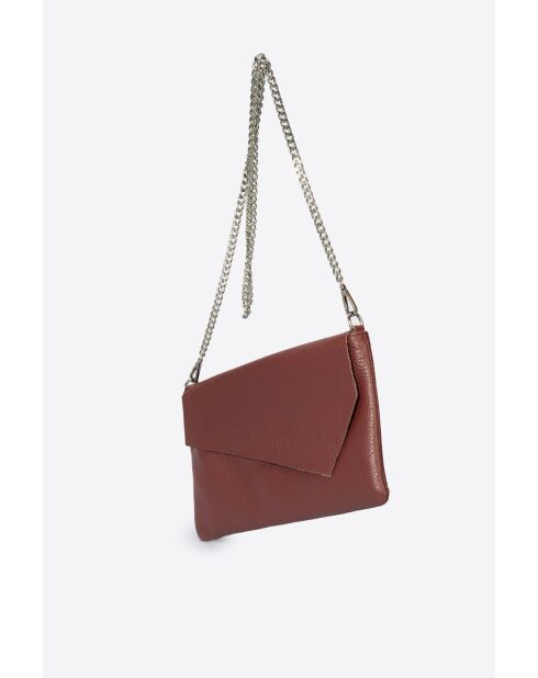 7500 rode leren schouderriem - 26 x 2 x 18 cm