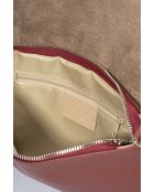 7500 rode leren schouderriem - 26 x 2 x 18 cm