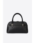 Celia schwarze Lederhandtasche - 29 x 8 x 16 cm