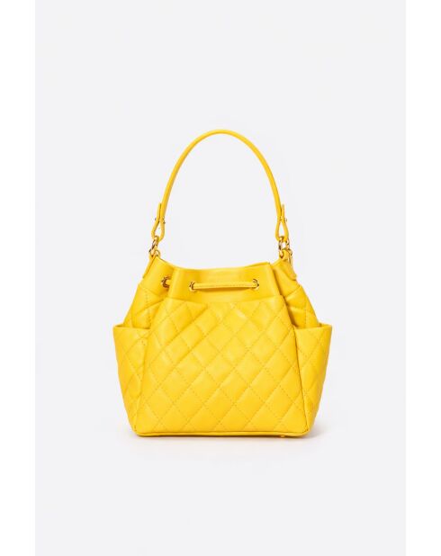 Borsa Edina Small in pelle dorata - 21 x 13 x 20 cm