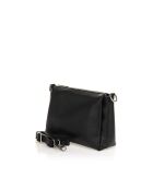 Virezza zwarte leren schouderriem - 26 x 9 x 19 cm