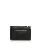Virezza zwarte leren schouderriem - 26 x 9 x 19 cm