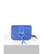 Bellora blaue Lederhandtasche - 24 x 9 x 18 cm