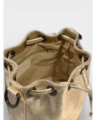 Lederen emmertas Kr16026 platina - 20 x 10 x 33 cm