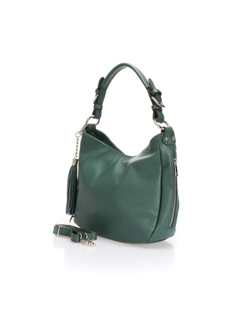 Rea grüne Lederhandtasche - 36 x 10 x 26 cm