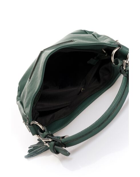 Rea grüne Lederhandtasche - 36 x 10 x 26 cm