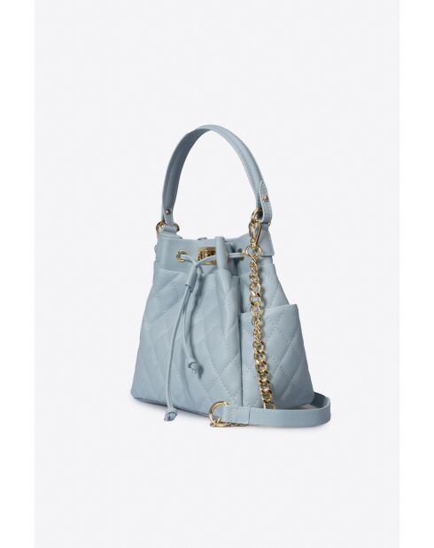 Edina Small Celeste Lederhandtasche - 21 x 13 x 20 cm