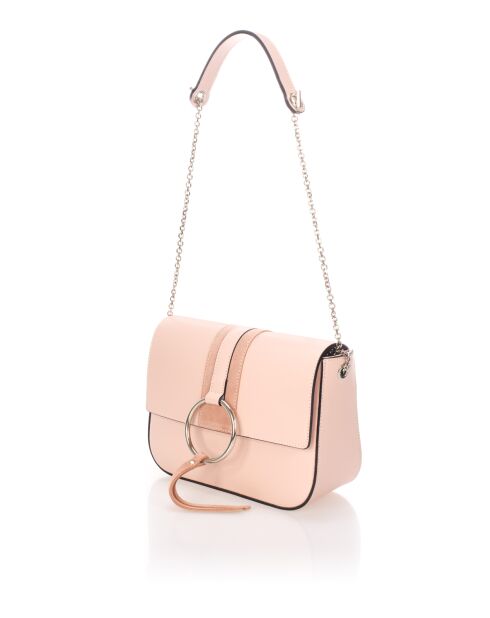 Bellora Handtasche aus rosafarbenem Leder - 24 x 9 x 18 cm