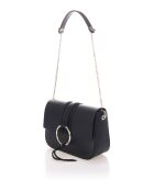 Bellora schwarze Lederhandtasche - 24 x 9 x 18 cm
