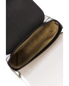 Bellora schwarze Lederhandtasche - 24 x 9 x 18 cm