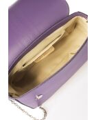 Borsa Bellora in pelle viola - 24 x 9 x 18 cm
