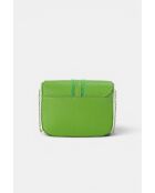 Bellora grüne Lederhandtasche - 24 x 9 x 18 cm