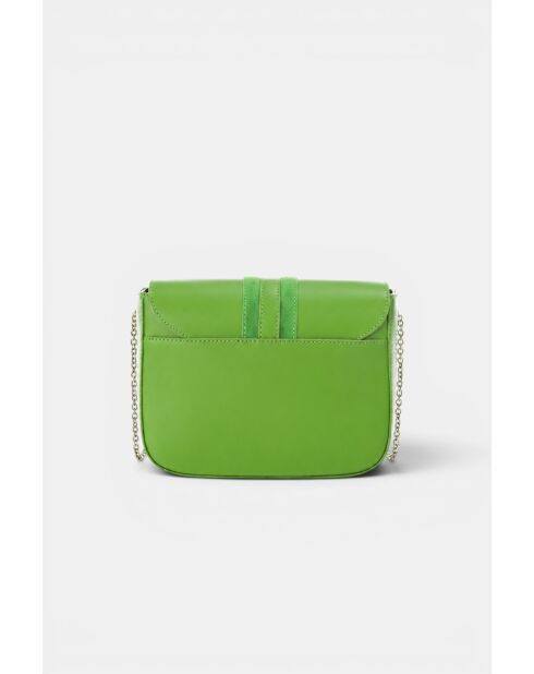 Bellora grüne Lederhandtasche - 24 x 9 x 18 cm