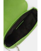 Bellora grüne Lederhandtasche - 24 x 9 x 18 cm