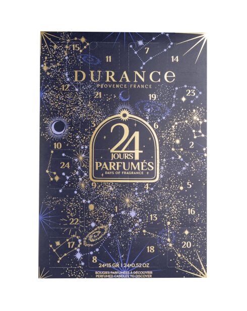 Calendrier de l'Avent bleu