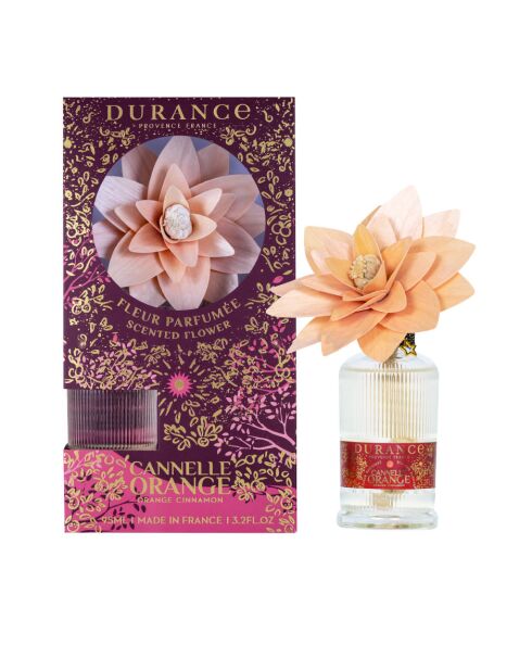 Fleur Parfumée en Bois Cannelle Orange Noël -  95ml