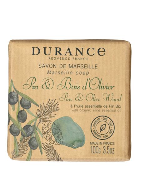 Savon de Marseille  Pin Bois d'olivier - 100g
