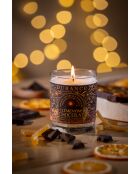 Bougie Naturelle Parfumée Clémentine Chocolat Noël - 180g