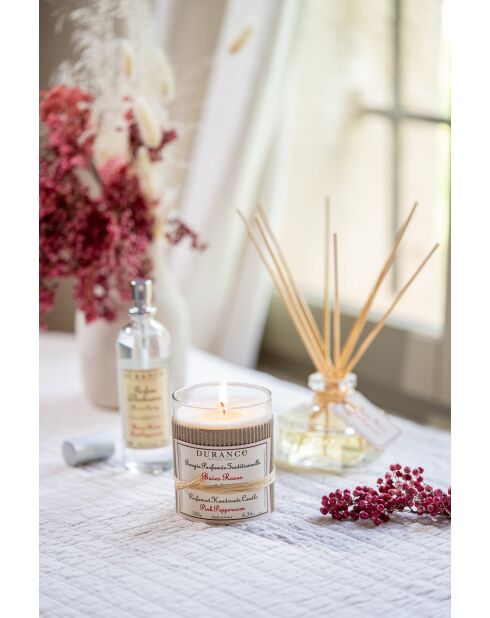 Bougie Parfumée Traditionnelle Baies Roses - 180g