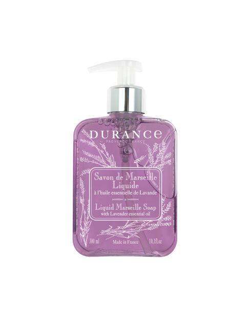 Savon de Marseille liquide à l'huile essentielle de lavande - 300ml