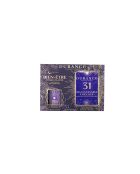 Coffret Bougie Etoile Filante + Cartes de voeux blanc/bleu