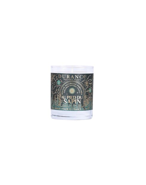 Bougie Naturelle Parfumée Au Pied du Sapin Noël - 180g