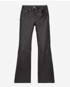 Schwarze Lederhose