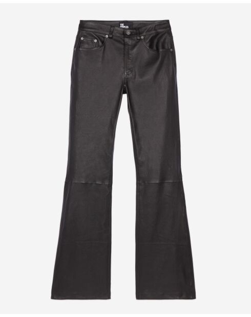 Schwarze Lederhose