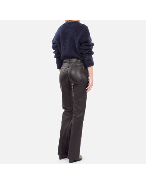 Schwarze Lederhose