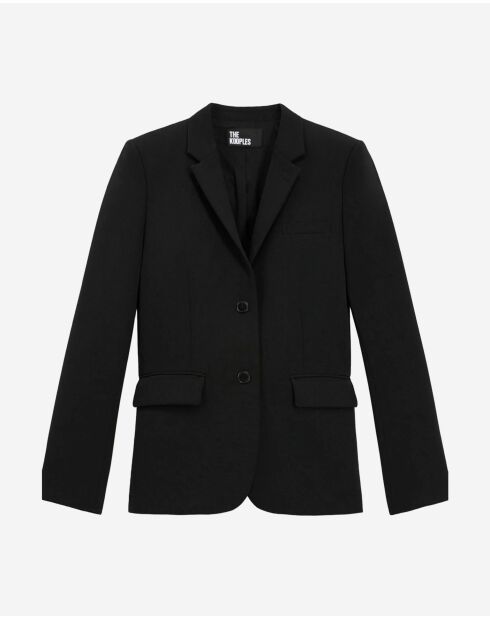 Veste classique détail 2 boutons black