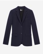 Klassische Jacke mit 2 Knöpfen in Dunkelblau