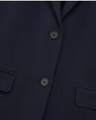 Klassische Jacke mit 2 Knöpfen in Dunkelblau