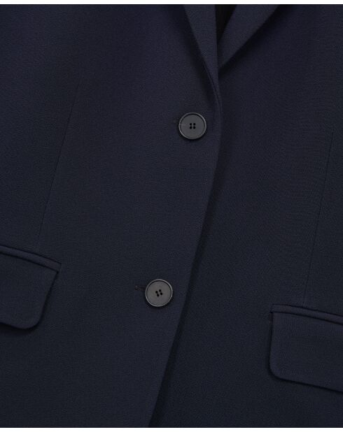 Klassische Jacke mit 2 Knöpfen in Dunkelblau