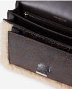 Sac emily small en shearling brown