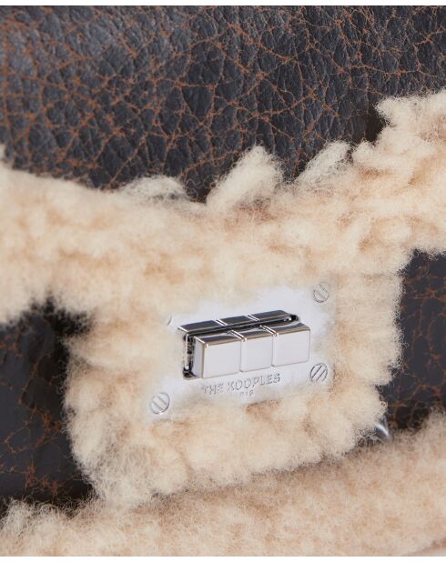 Sac emily small en shearling brown